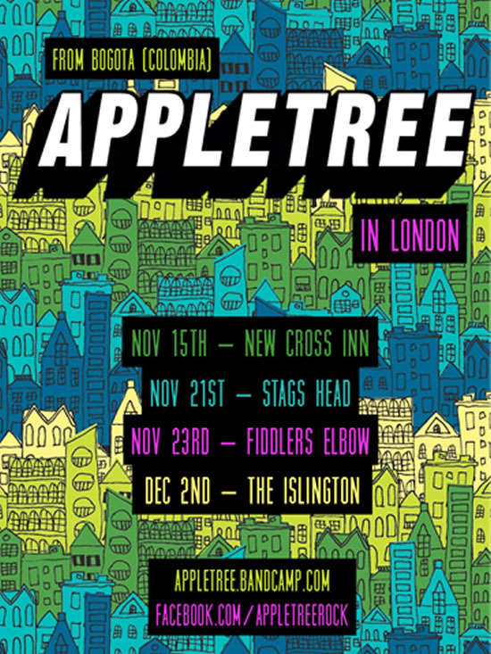 Afiche AppleTree en Londres