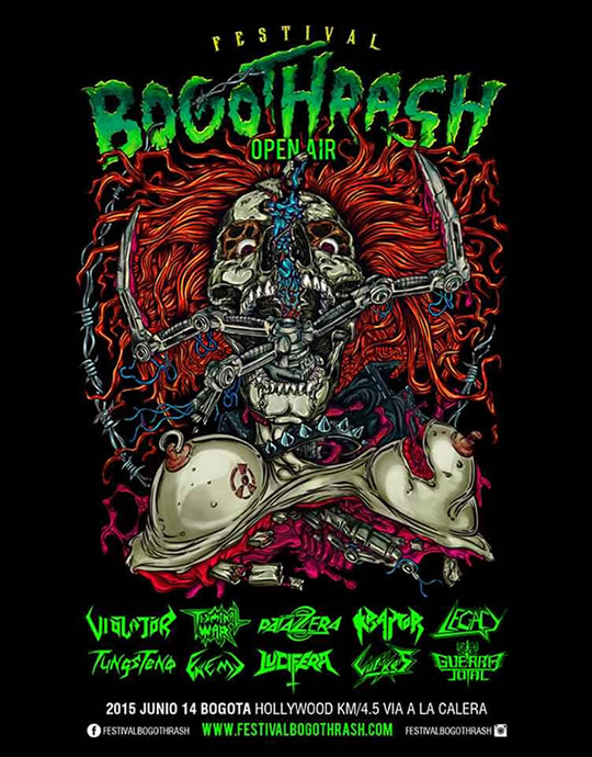 Afiche Bogothrash 2015