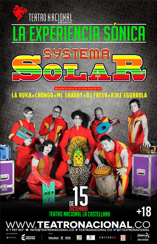 Afiche Experiencia Sónica con Systema Solar