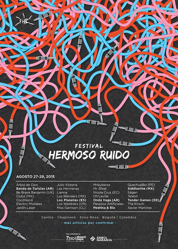 Afiche Festival Hermoso Ruido 2015