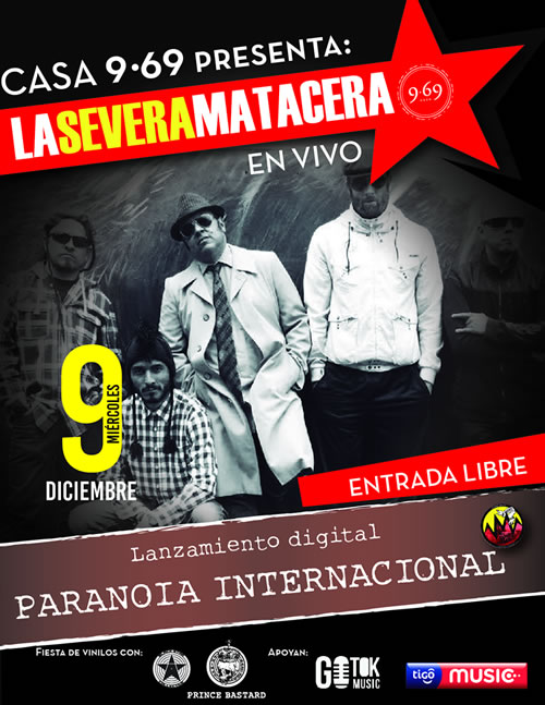 Afiche lanzamiento sencillo de La Severa Matacera