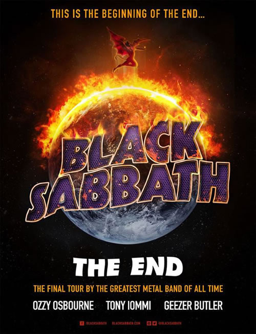 Afiche del Tour de despedida de Black Sabbath