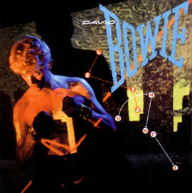 Carátula del disco "Let's Dance" de David Bowie