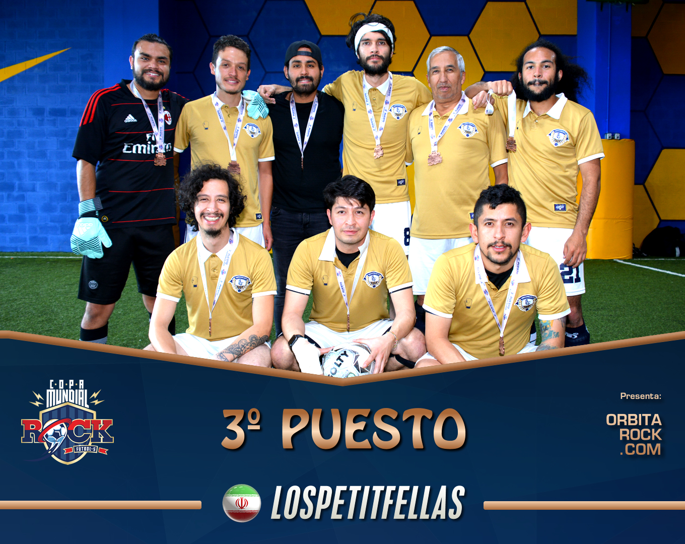 LosPetitfellas quedaron en tercer lugar de la Copa Mesial del Rock 2018