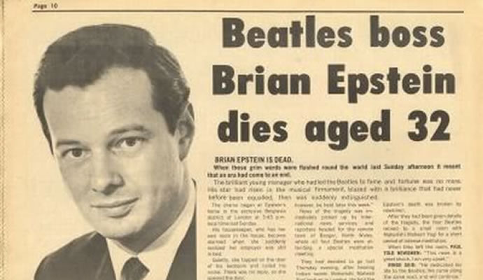 (27/08/1967) Murió Brian Epstein