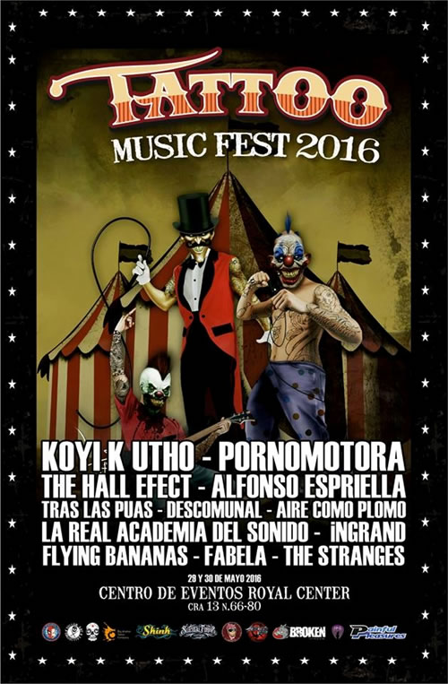 Afiche Tattoo Music Fest 2016
