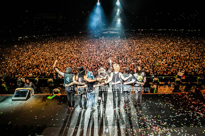 Guns N' Roses en México el 19 de abril de 2016. GunsNRoses.com