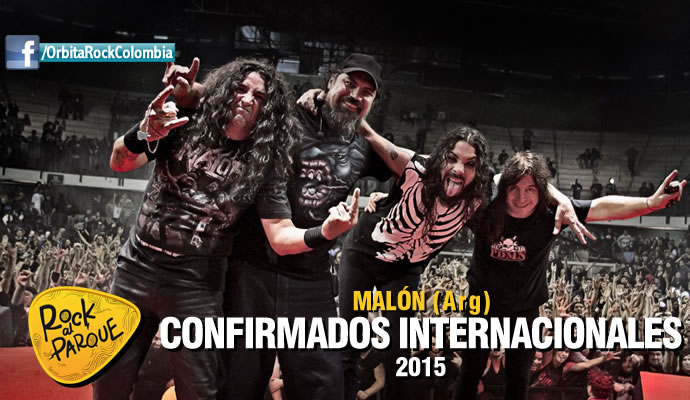 Malón, invitado internacional a Rock al Parque 2015 Malón, invitado internacional a Rock al Parque 2015