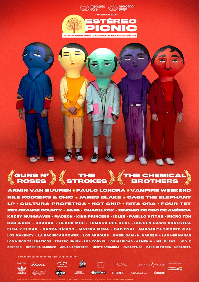 Cartel Estéreo Picnic 2020