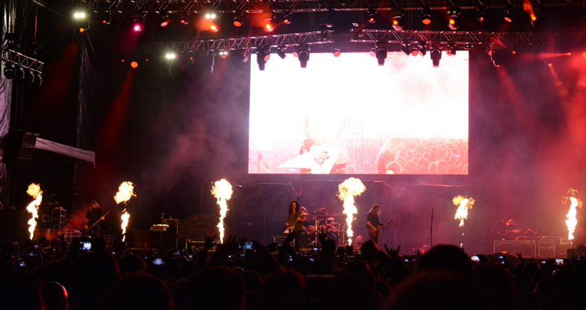 Kreator en el Knotfest Colombia 2018. Ph. Felipe Rocha