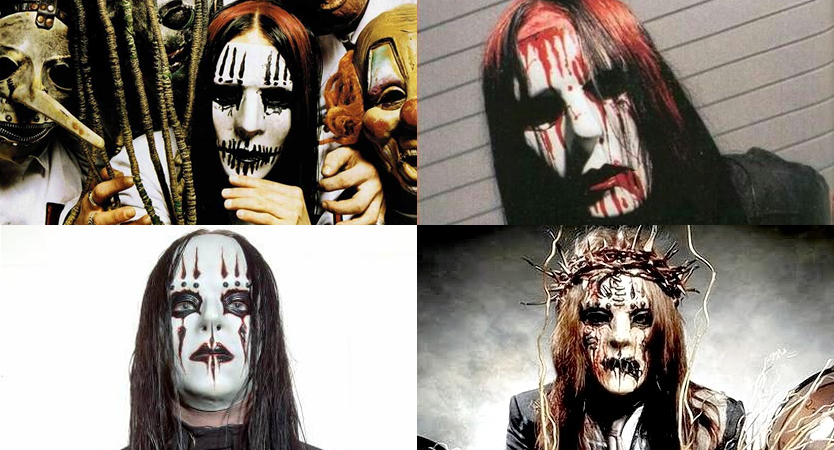 Evolución de máscaras de Joey Jordison de Slipknot