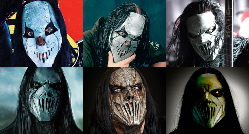 Evolución de máscaras de Mick Thomson de Slipknot