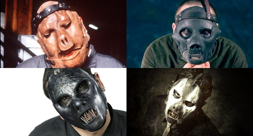 Evolución de máscaras de Paul Gray de Slipknot