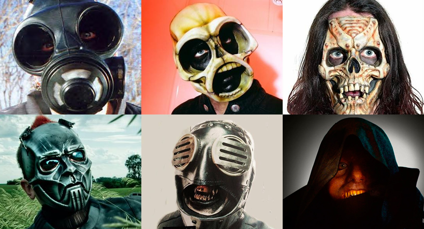 Evolución de máscaras de Sid Wilson de Slipknot