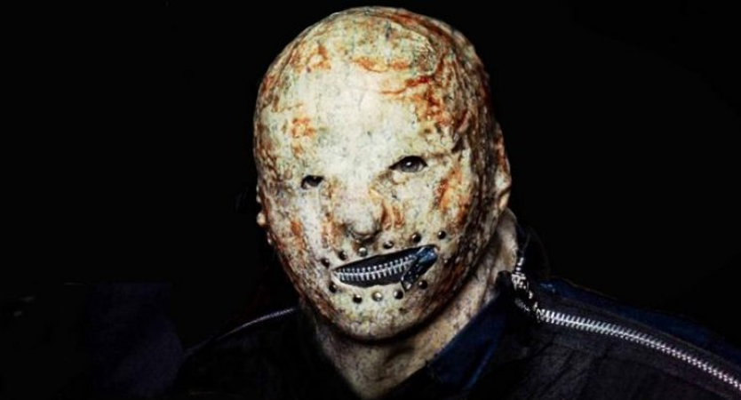 Máscara del nuevo integrante de Slipknot apodado Tortilla Man 