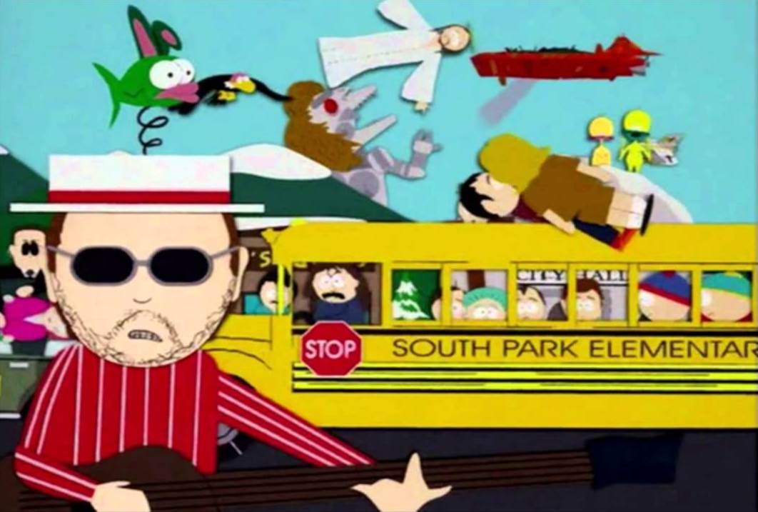 Les Claypool de Primus en la introducción de South Park