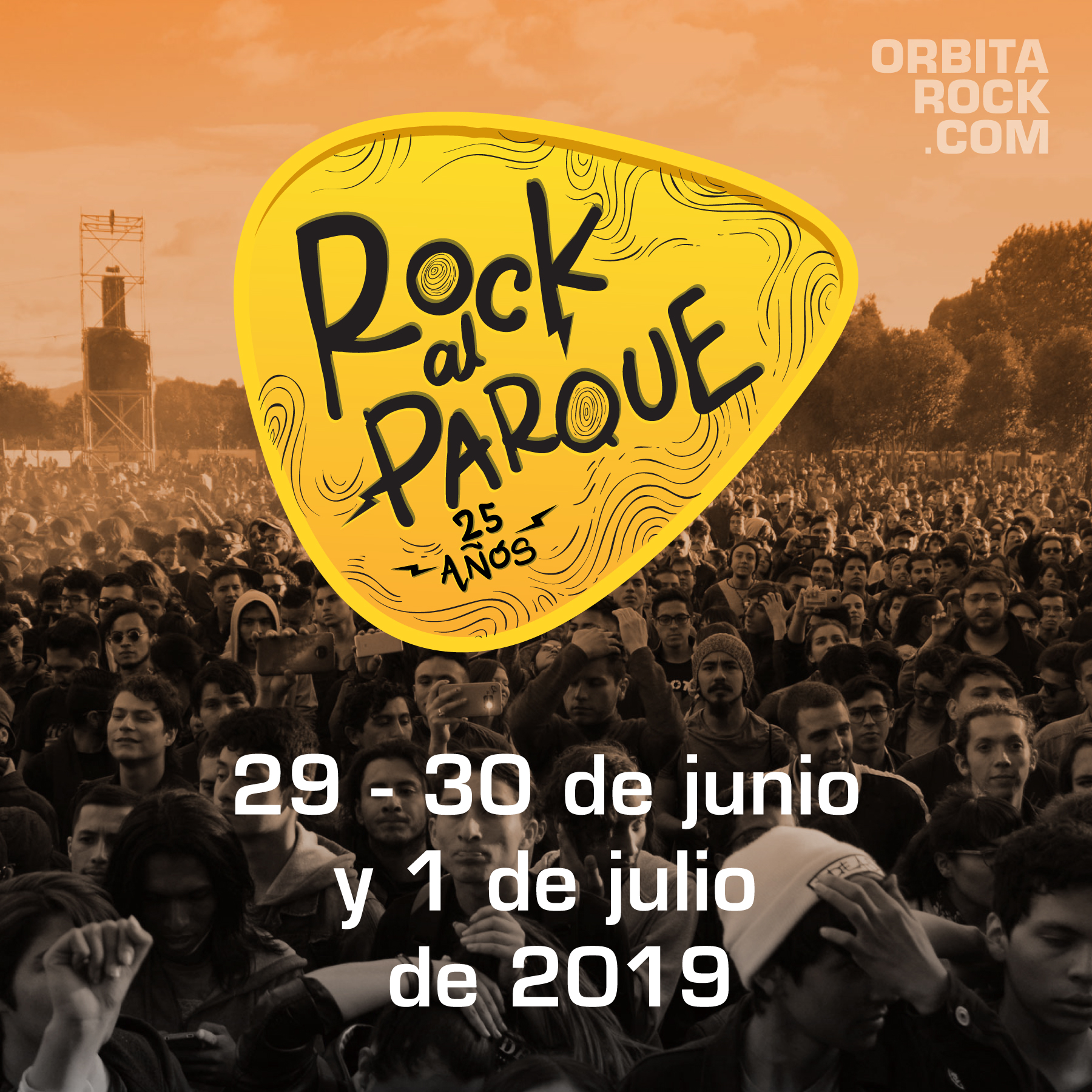 Rock al Parque celebrará sus 25 años en 2019