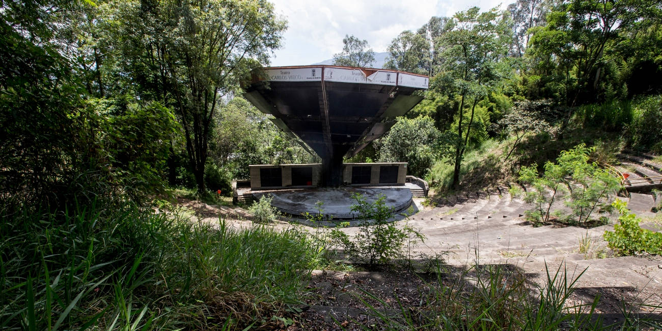 Teatro Carlos Vieco antes de su intervención.