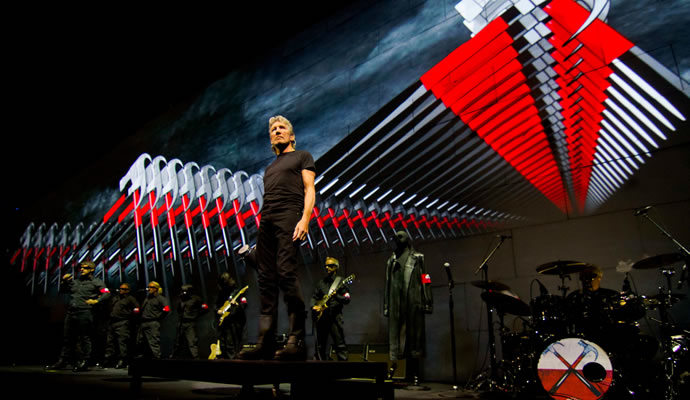 Imagen de Roger Waters durante su gira The Wall Imagen de Roger Waters durante su gira The Wall