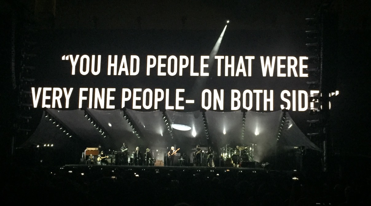 Roger Waters durante su show en Colombia Roger Waters durante su show en Colombia