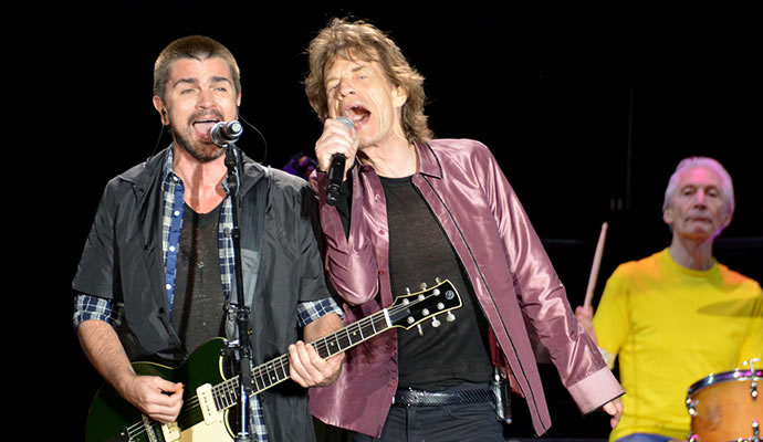 Juanes junto Los Rolling Stones en Bogotá Juanes junto Los Rolling Stones en Bogotá