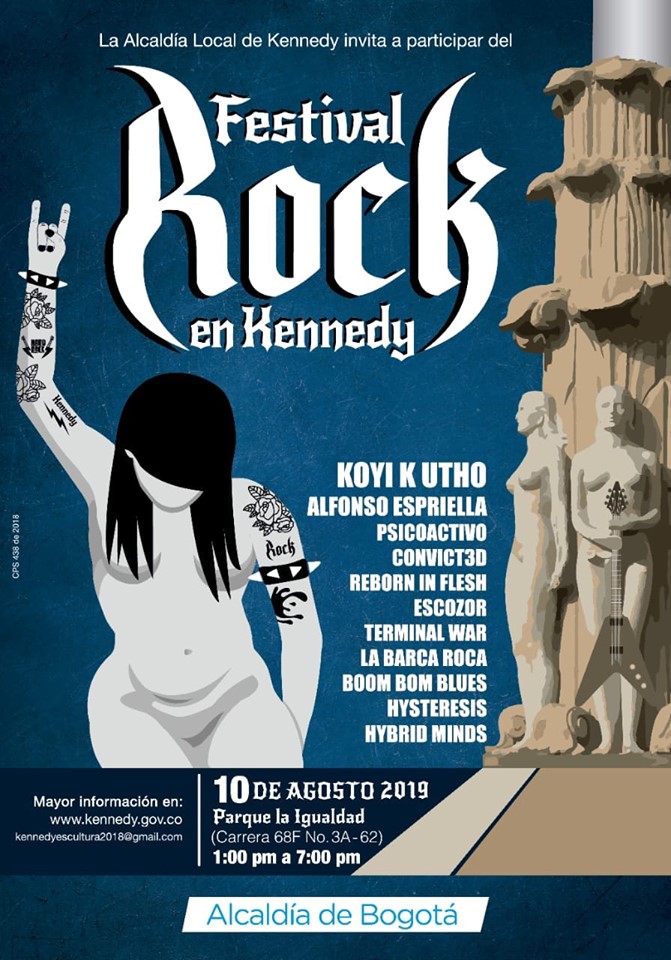 Afiche oficial Rock en Kennedy Afiche oficial Rock en Kennedy