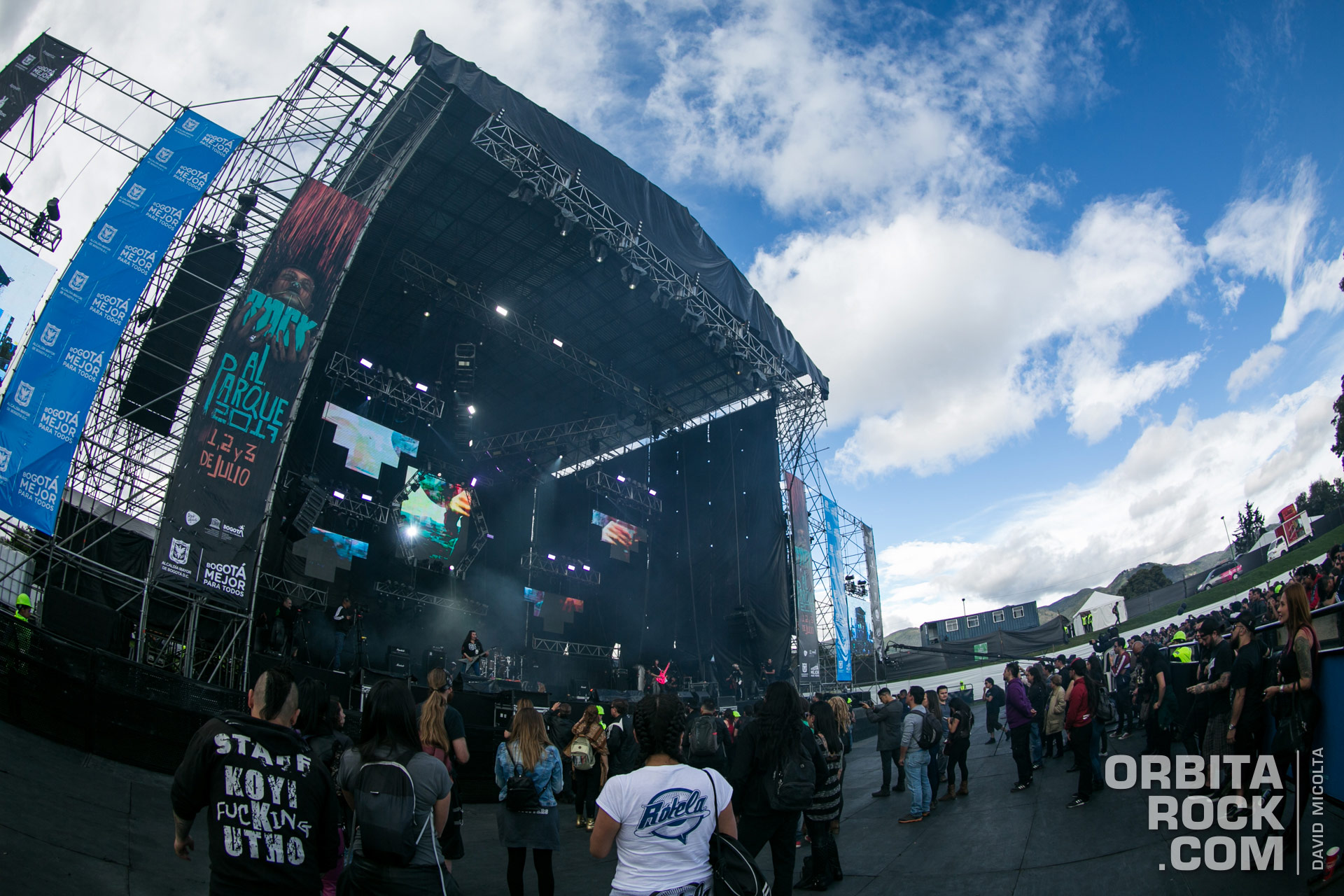 Público Rock al Parque 2017 Foto tomada por David Micolta en Rock al Parque 2017
