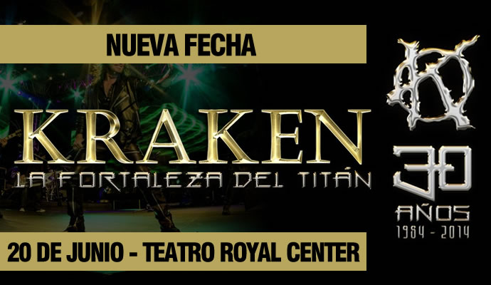 Se confirma la nueva fecha del concierto de Kraken en Bogotá