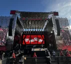 Escenario Plaza durante el show de Carolina Durante en Rock al Parque 2023