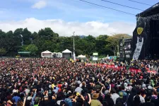 Fotografía de escenario Plaza Rock al Parque 2014 (Por Felipe Rocha)