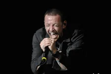 Chester Bennigton en Rock in Rio 2015. Foto: David Martin - Orbitarock.com