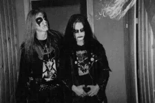 Dead y Euronymous, integrantes de Mayem
