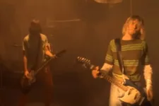 Captura de video de Smells Like Teen Spirit de Nirvana