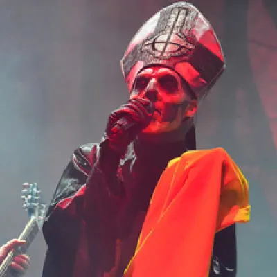 Ghost durante su presentación en Bogotá en 2014 (Por: Felipe Rocha)