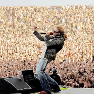 Axl Rose en un concierto en 2006