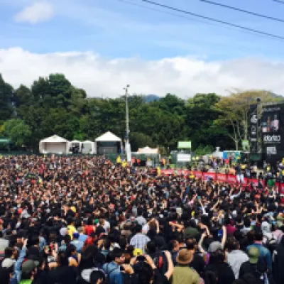 Fotografía de escenario Plaza Rock al Parque 2014 (Por Felipe Rocha)