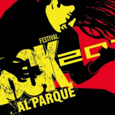 Afiche oficial Rock al Parque 2010, diseñado por Gerardo Malagón