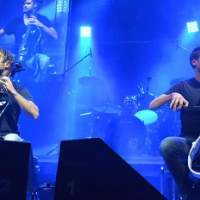 2Cellos en su presentación en Bogotá