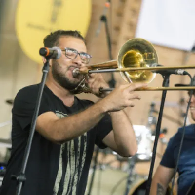 Jonathan "El Paya" Durango de La Sinfoniska, banda seleccionada para Ciudad Altavoz 2021