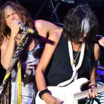 Steven Tyler y Joe Perry en Bogotá en 2011