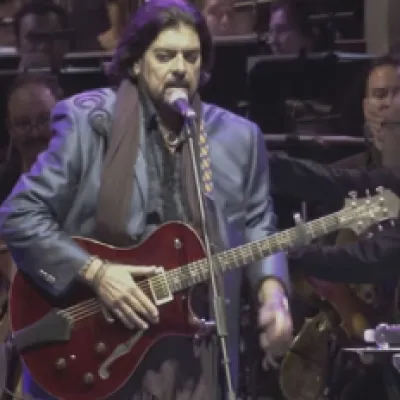 Alan Parsons en su concierto grabado en Medellín