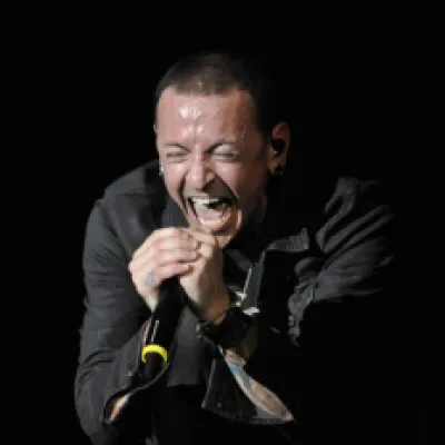 Chester Bennigton en Rock in Rio 2015. Foto: David Martin - Orbitarock.com