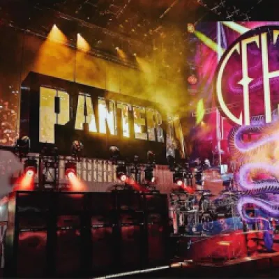 Escenario del nuevo show de Pantera. PH. Facebook Pantera