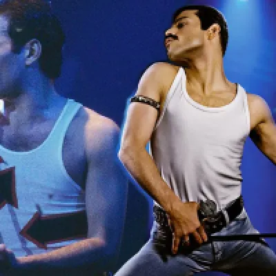 Rami Malek en su interpretación de Bohemian Rhapsody