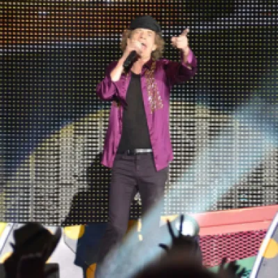 Mick Jagger durante su concierto en Cuba. Foto: Felipe Rocha - Orbitarock.com