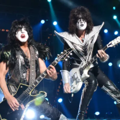 Paul Stanley y Thommy Thayer de Kiss