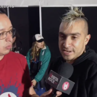 Entrevista a Christian de la Espriella de Pornomotora en Rock al Parque 2019