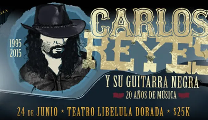 Carlos Reyes celebrará sus 20 años de carrera musical Carlos Reyes celebrará sus 20 años de carrera musical