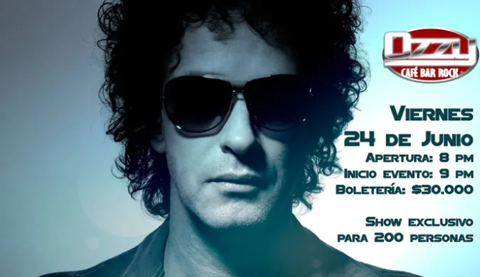 El 24 de junio, gran Tributo a Gustavo Cerati por figuras del rock colombiano