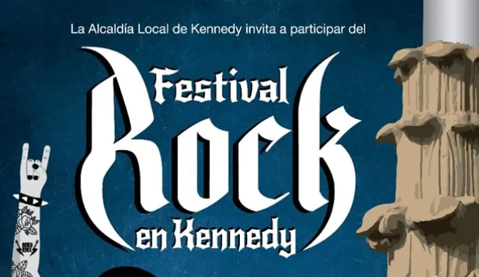 Afiche oficial Rock en Kennedy